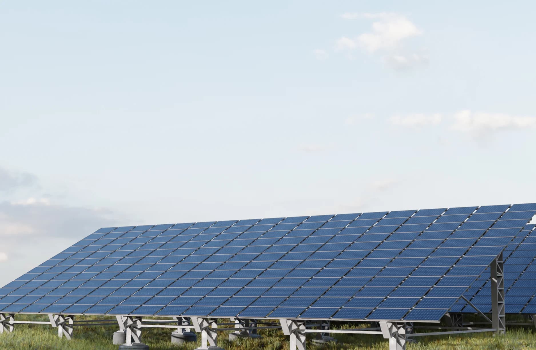 Solarpark aus der Luft